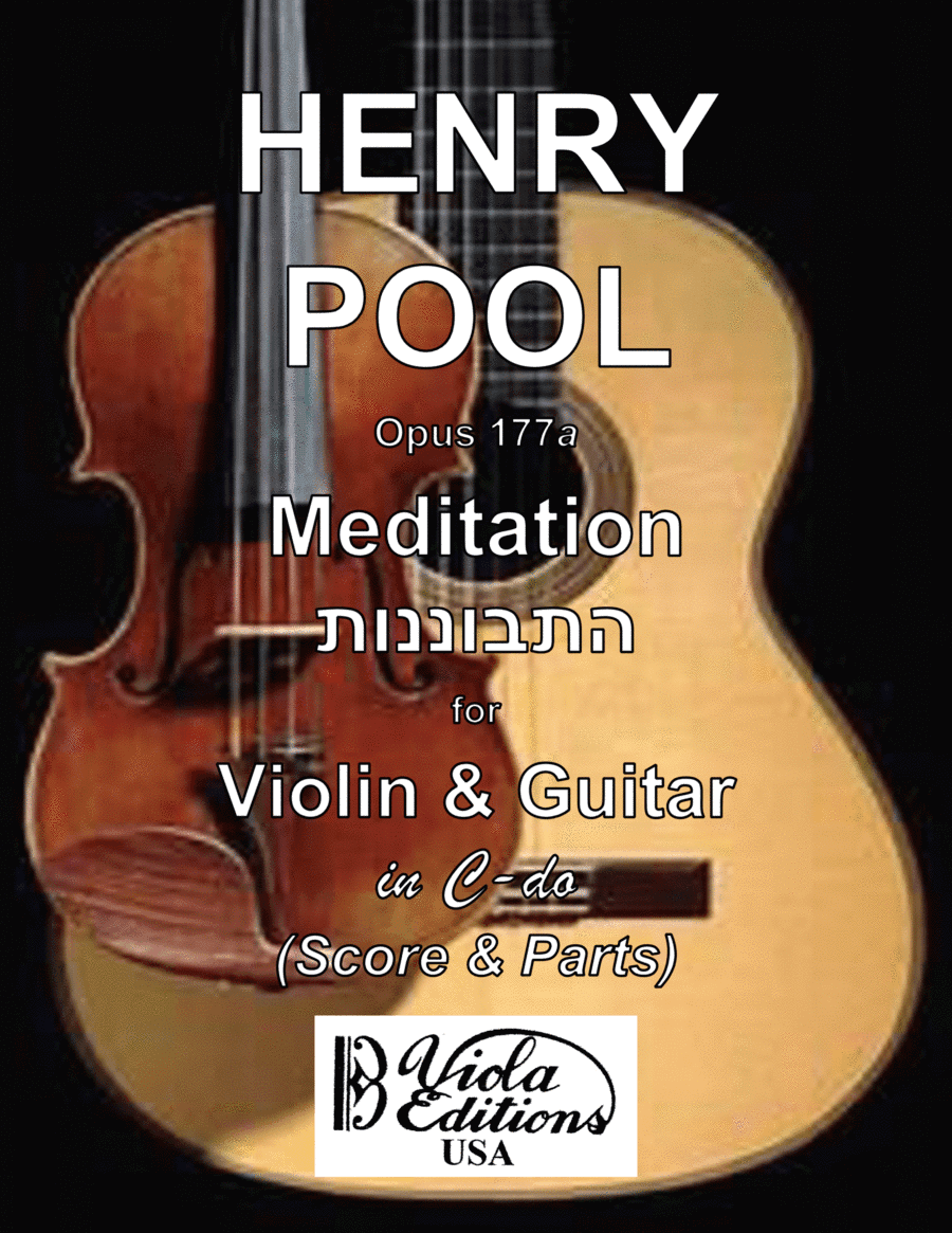 Opus 177a, Meditation for Violin & Guitar in C-do (Score & Parts)