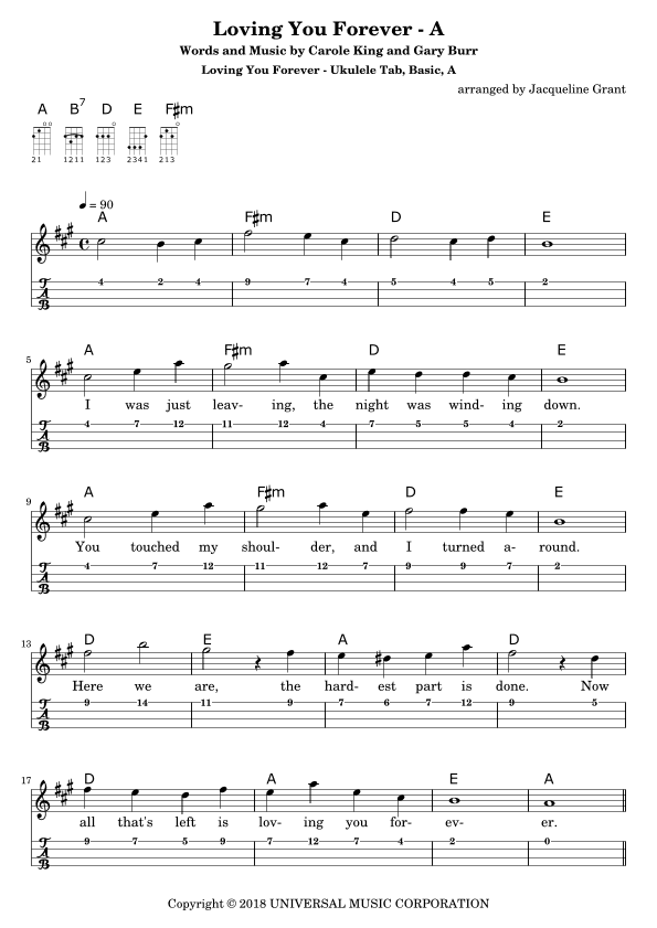 Loving You Forever (arr. Jacqueline Grant)