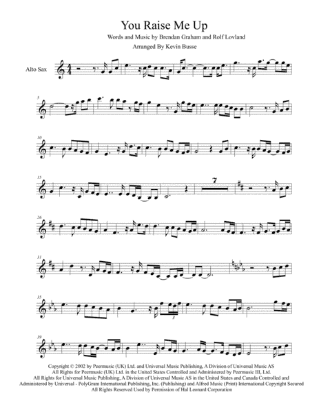 You Raise Me Up (arr. Kevin Busse)