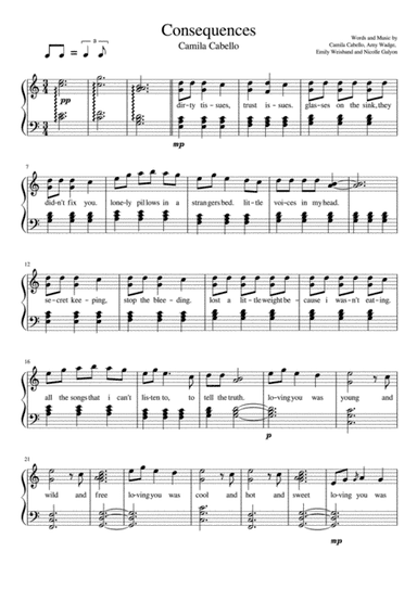 Consequences (arr. Tom Yann)