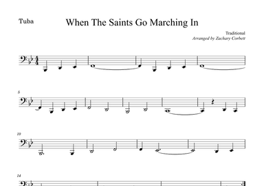 When The Saints Go Marching In (arr. Zachary Corbett)