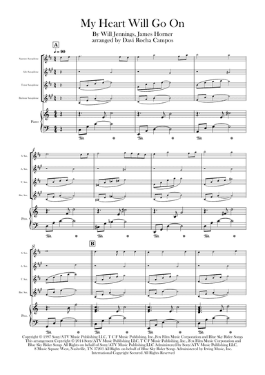 My Heart Will Go On (love Theme From 'titanic') (arr. Davi Rocha Campos)