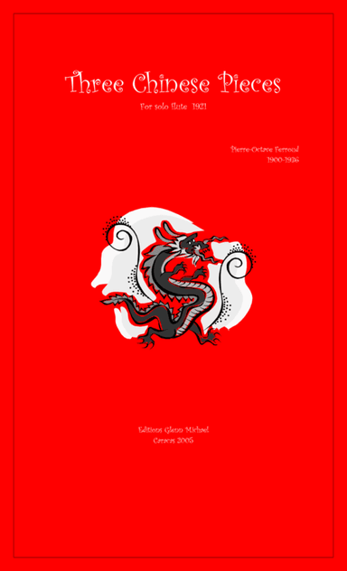 Three Chinese Pieces (arr. Editions Glenn Michael, Caracas, Venezuela)