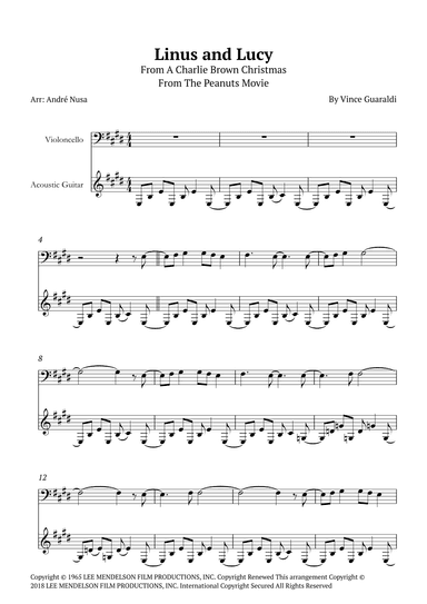 Linus And Lucy (arr. André Nusa)