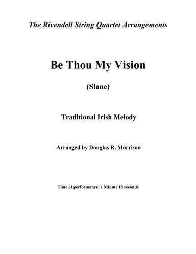 Be Thou My Vision (arr. Douglas R. Morrison)