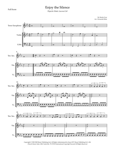 Enjoy The Silence (arr. Fernando Britto)