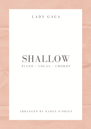 Shallow (arr. Karen O'Brien)