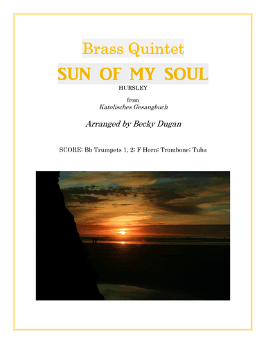 SUN of My SOUL (arr. Becky Dugan)