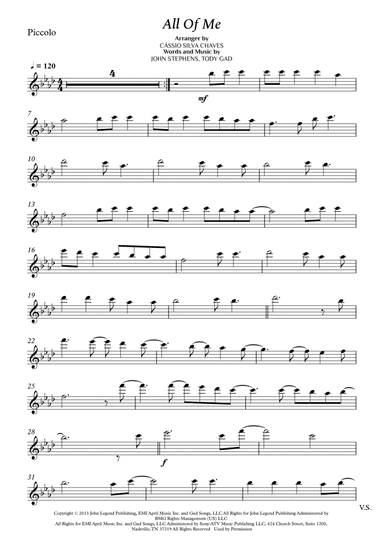 All Of Me (arr. Cássio Silva Chaves)