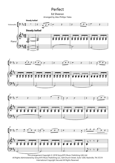 Perfect (arr. Alex Phillips-Yates)