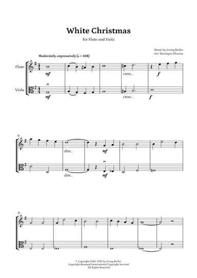 White Christmas (arr. Henrique Oliveira)