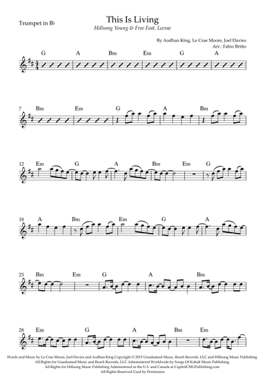 This Is Living (arr. Fabio Britto)