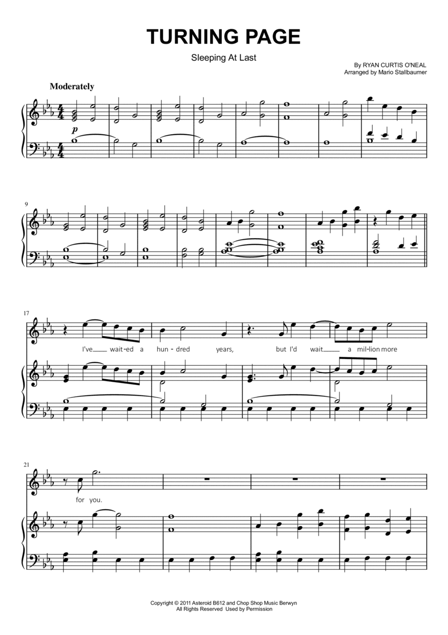 Turning Page (arr. Mario Stallbaumer)