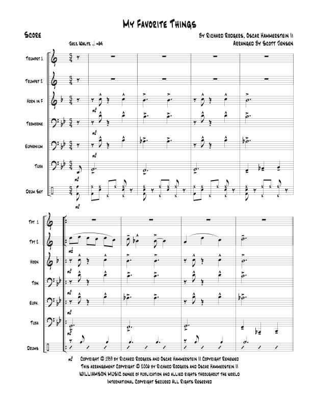 My Favorite Things (arr. Scott Jensen)