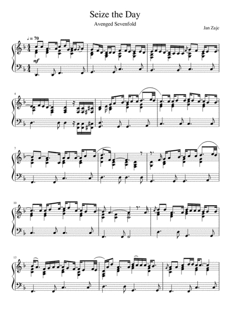 Seize The Day (arr. Jan Zajc)