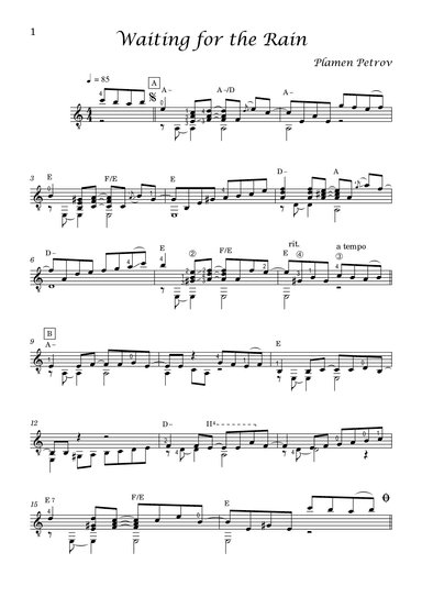 Waiting For The Rain