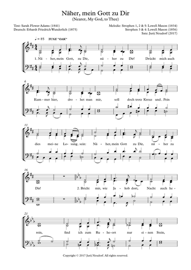Näher, mein Gott, zu Dir (arr. Jurij Neudorf)
