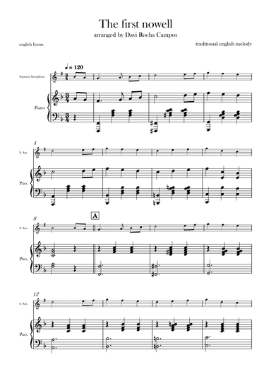 The First nowell (arr. Davi Rocha Campos)