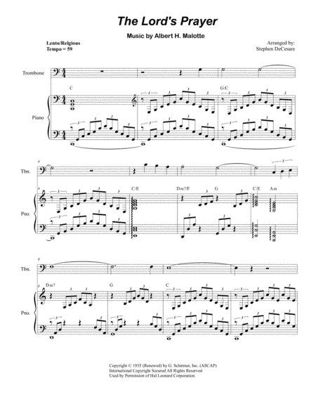 The Lord's Prayer (arr. Stephen DeCesare)