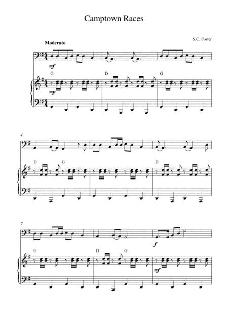 Camptown Races (arr. Kaiserin Rebecca)
