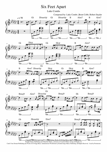 Six Feet Apart (arr. Farzad Sartakzade)