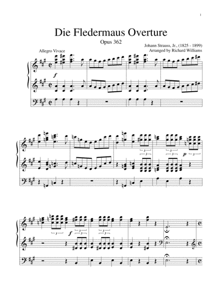 Die Fledermaus Overture (arr. Richard Williams)