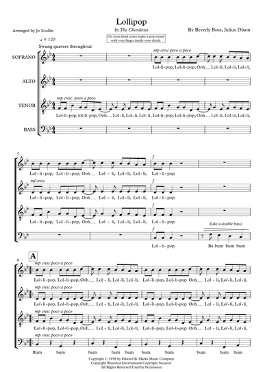 Lollipop (arr. Jo Scullin)