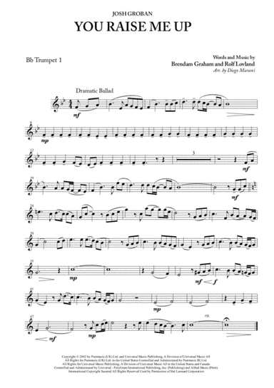 You Raise Me Up (arr. Diego Marani)