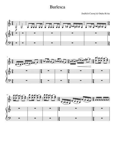 Burlesca for Violin and Piano