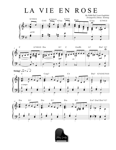 La Vie En Rose (arr. Johnny Sonntag)