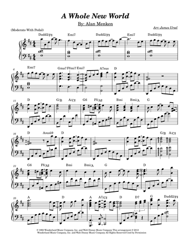 A Whole New World (arr. James Ursel)