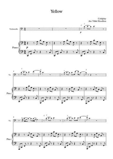 Yellow (arr. Vikki Hoodless)