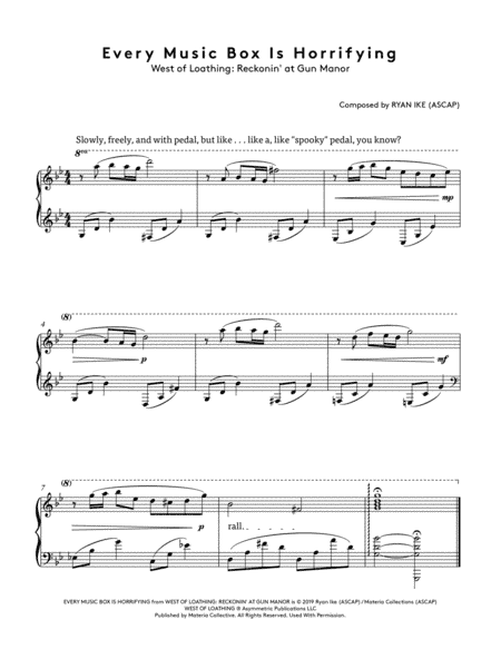 Every Music Box Is Horrifying (West of Loathing: Reckonin' at Gun Manor)