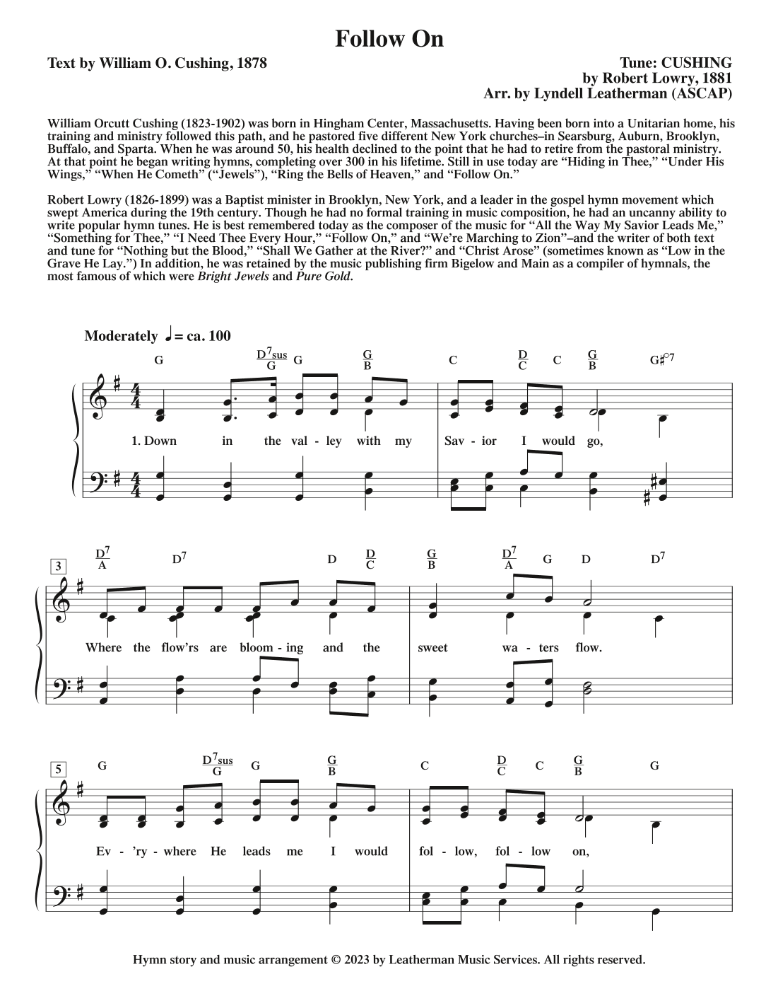 Follow On (arr. Lyndell Leatherman)