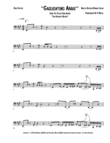 Gaslighting Abbie (arr. Accubass)