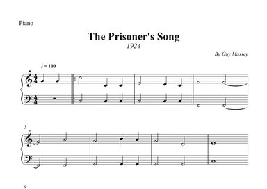 The Prisoner's Song (arr. Wesley S. SIlva)