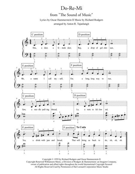 Do-Re-Mi (arr. Anton R. Tajanlangit)