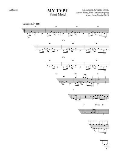 My Type (arr. Ivan Marini)