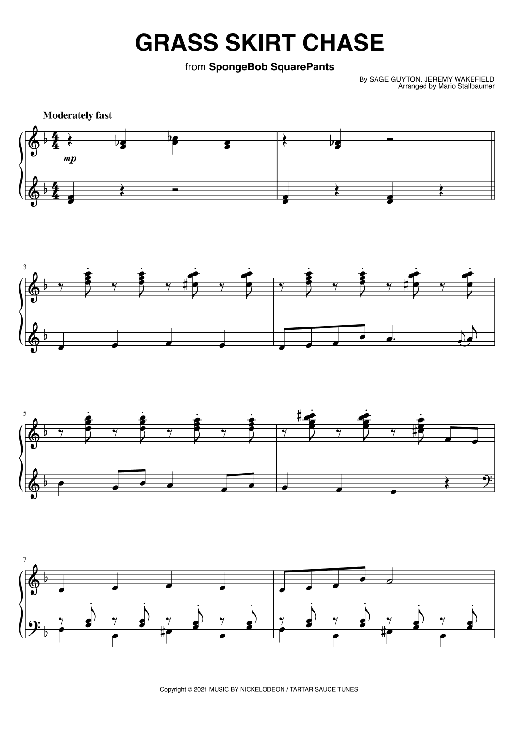 Grass Skirt Chase (arr. Mario Stallbaumer)