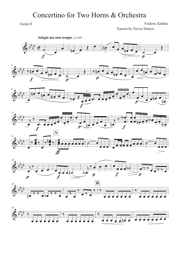 Concertino for Two Horns & Orchestra (arr. Trevor Denyer)