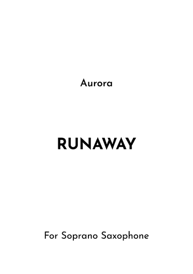 Runaway (arr. Jireh J.)