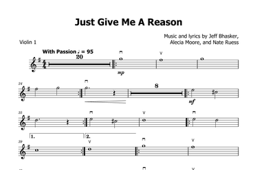 Just Give Me A Reason (arr. David Lartey)