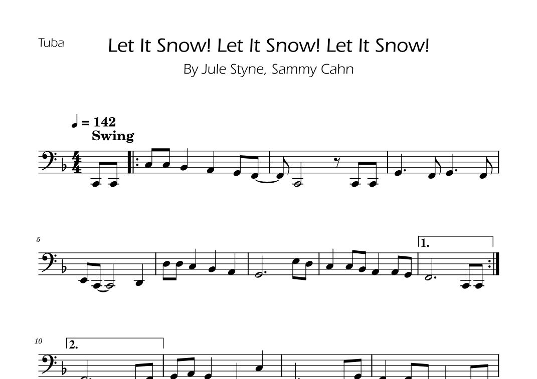 Let It Snow! Let It Snow! Let It Snow! (arr. Ygor Nunes)
