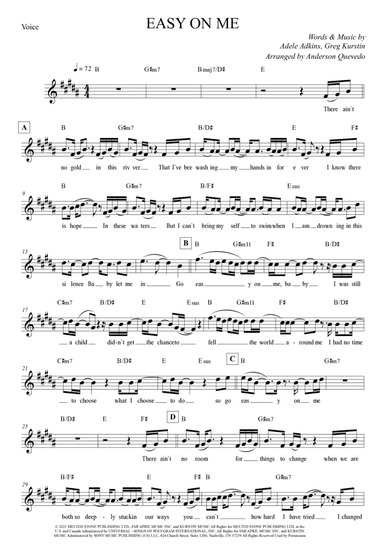 Easy On Me (arr. Anderson Quevedo)