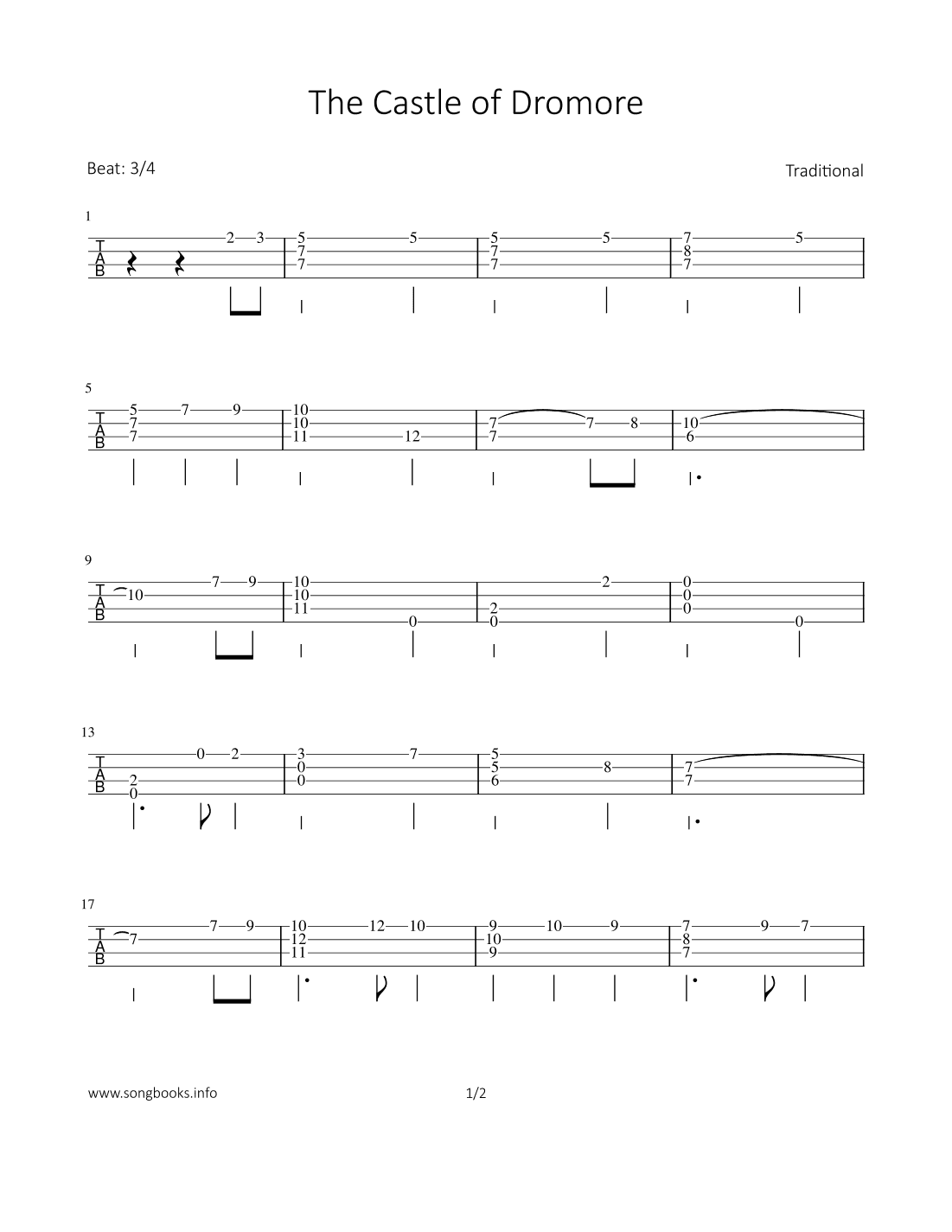 The Castle of Dromore (arr. Bettina Schipp)