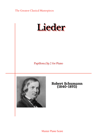 Schumann-Papillons,Op.2 for Piano (arr. MPS)