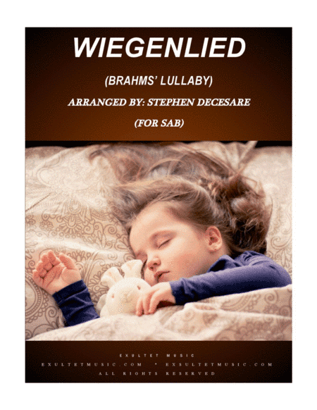 Wiegenlied (Brahms' Lullaby) (for SAB) (arr. Stephen DeCesare)