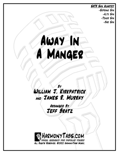 Away In A Manger (SATB Sax Quartet) (arr. Jeff Bratz)