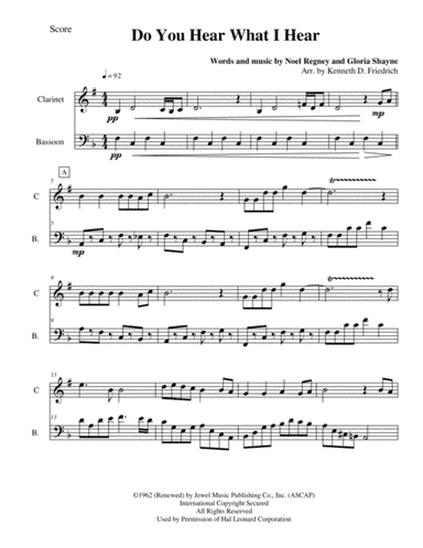 Do You Hear What I Hear (arr. Kenneth D. Friedrich)