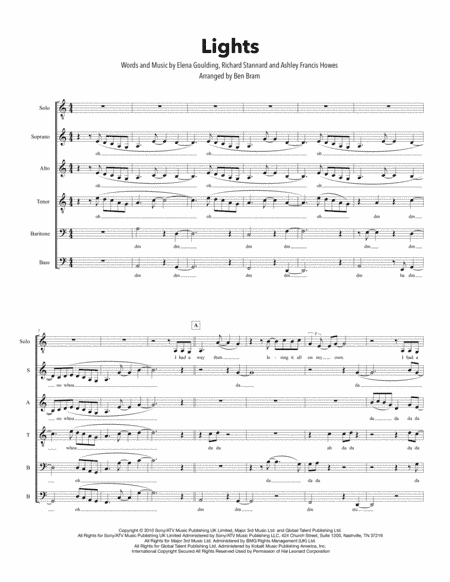 Lights (arr. Ben Bram)
